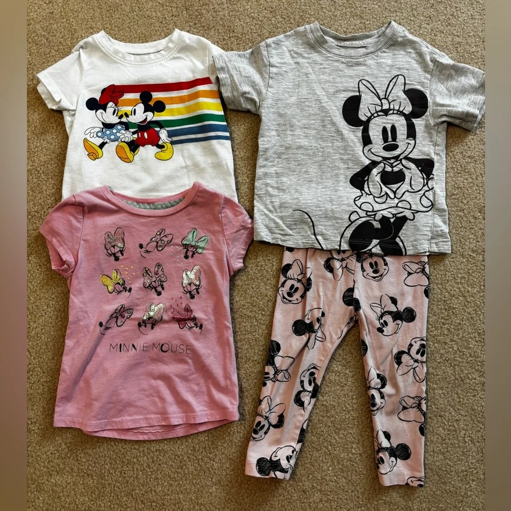 Minnie Mouse Set Size 2T, 3T, 18-24 Months